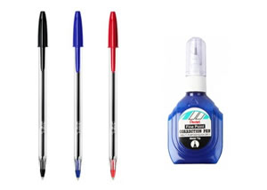 Pens & Correction Fluid