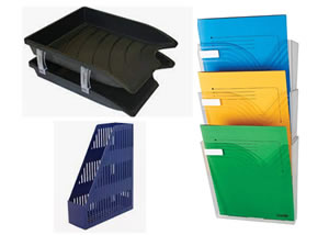 Letter Trays, Magazine Filing Boxes, Wall Pocket Organisers