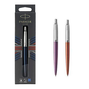 Parker Jotter Metal Colour Ball Point Pen Assorted Colours Each