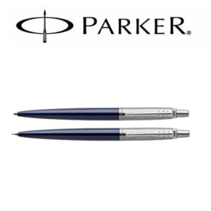 Parker Jotter Metal Colour Ball Point Pen & Pencil Set
